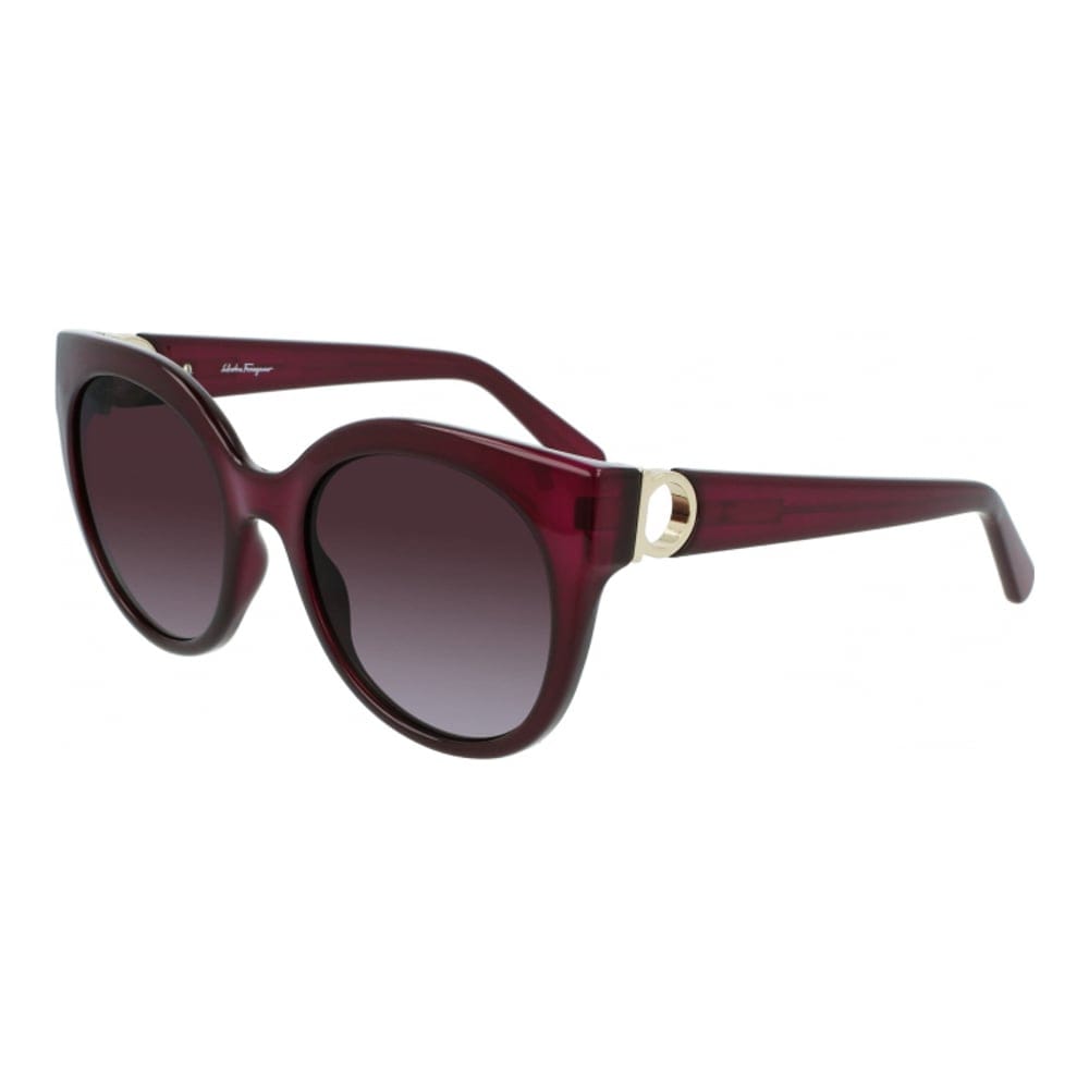 Ferragamo - 'Gancini 53mm Round Sunglasses' pour Femmes