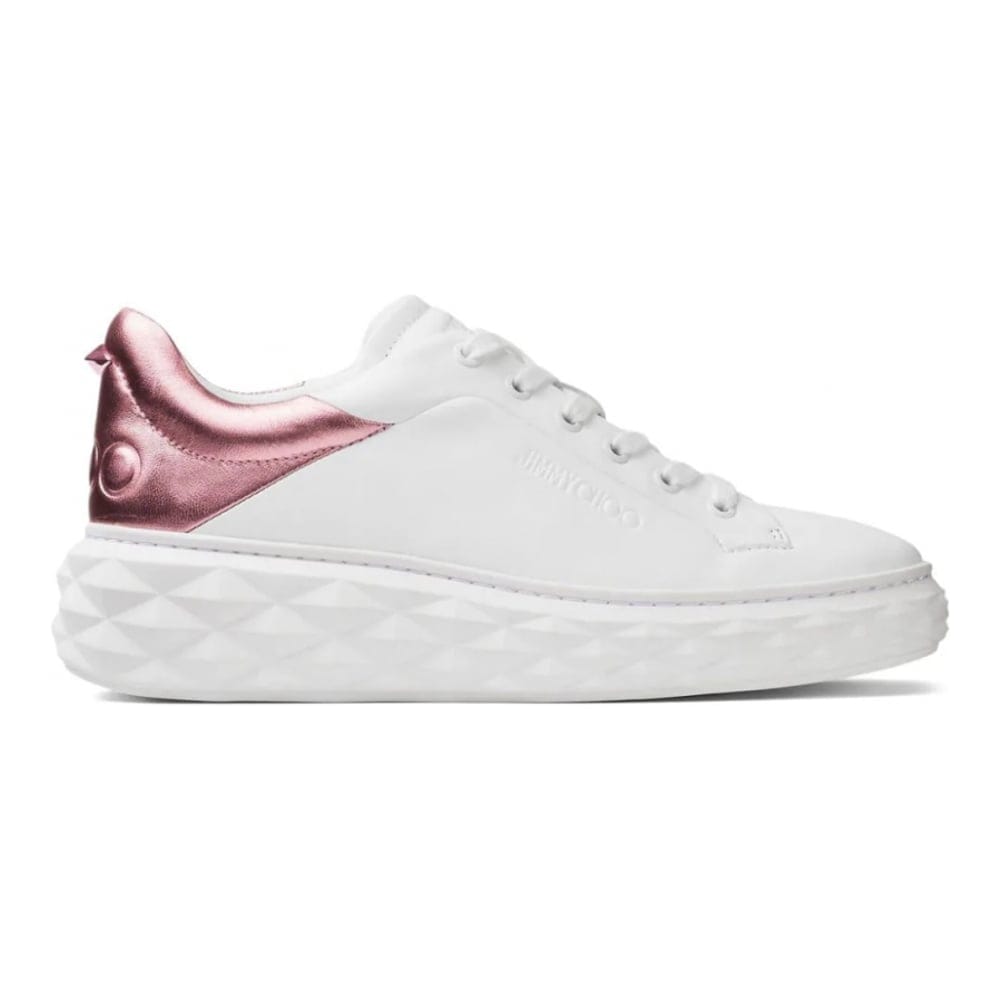 Jimmy choo - Sneakers 'Diamond Maxi Metallic-Effect' pour Femmes