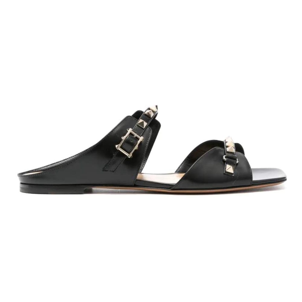 Valentino garavani - Sandales plates 'Rockstud' pour Femmes