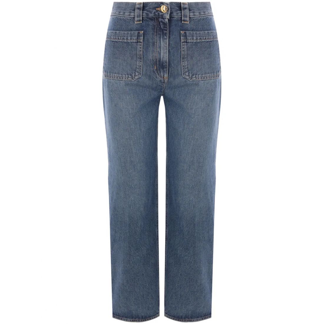 Elisabetta franchi - Jeans 'Mid-Rise Cropped' pour Femmes