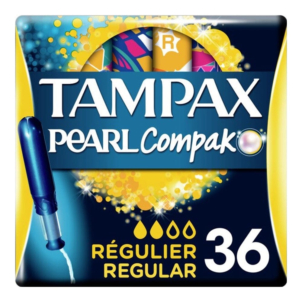 Tampax - Tampon 'Pearl Compak' - Regular 36 Pièces