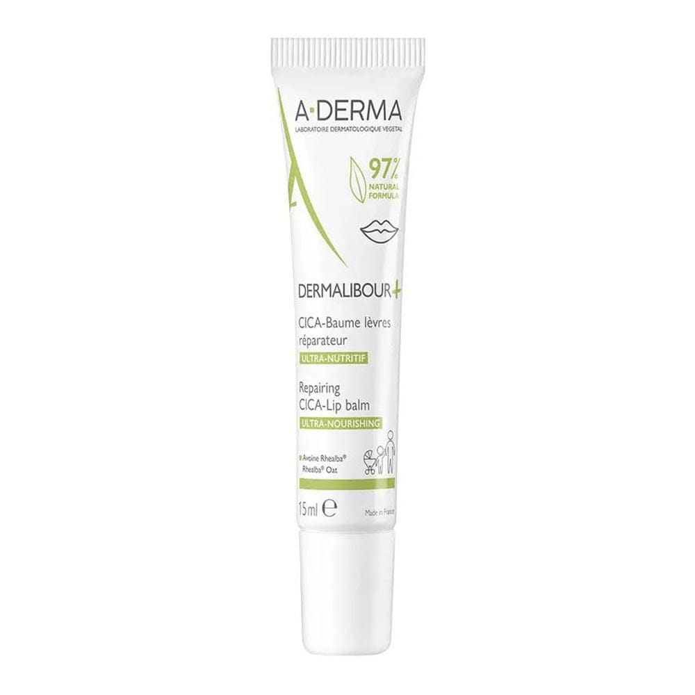 A-derma - Baume à lèvres 'Dermalibour+ Cica Repairing' - 15 ml