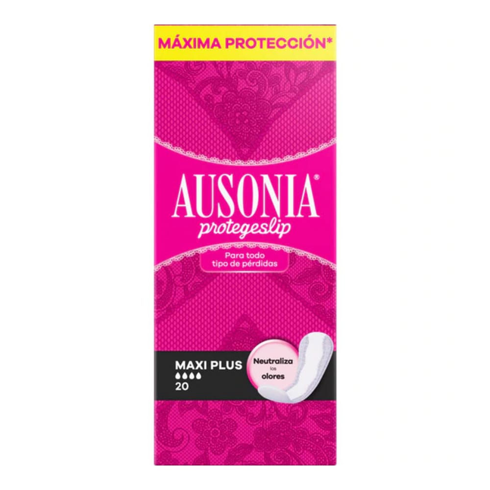 Ausonia - Protège-slip 'Protegeslip' - Maxiplus 20 Pièces