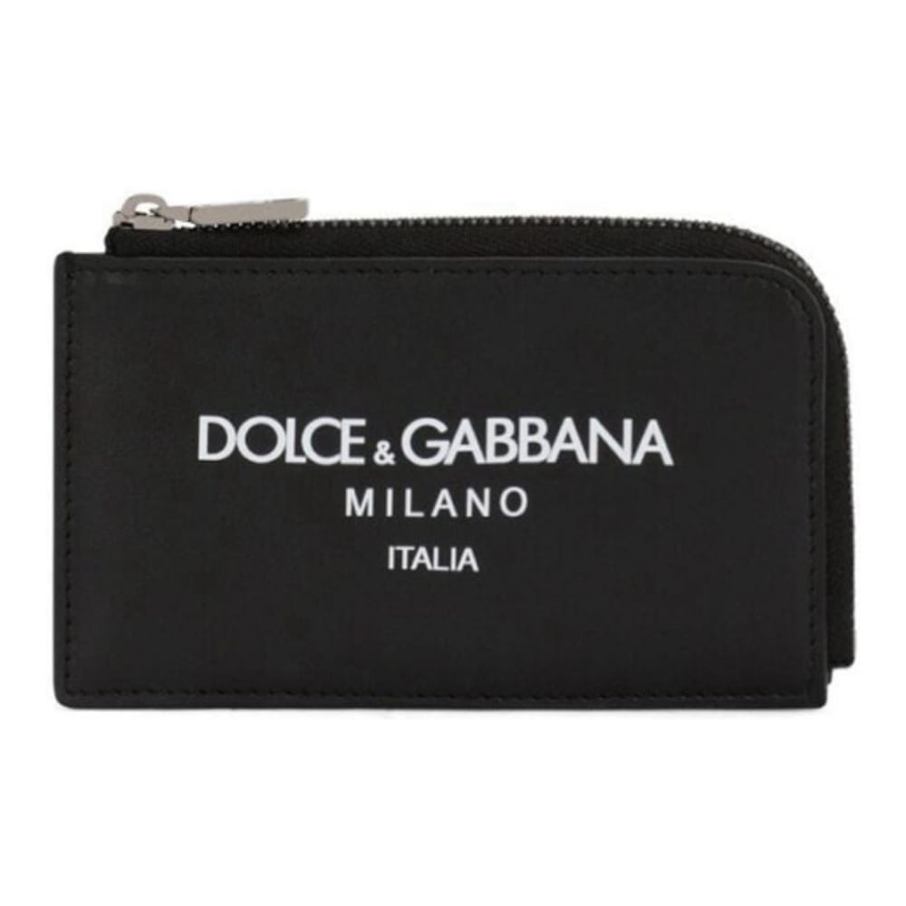 Dolce & Gabbana - Portefeuille 'Logo Zip Around' pour Hommes