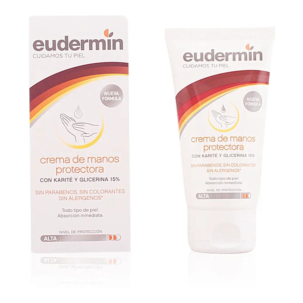 Eudermin - Crème pour les mains 'Moisturizing & Protective' - Tous types de peau, 75 ml