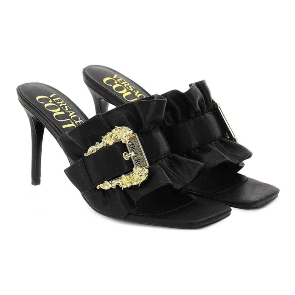 Versace jeans couture - Sandales  'Ruffled-Detail' pour Femmes
