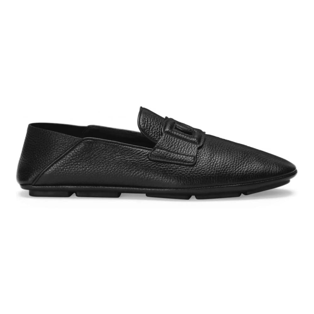 Dolce&gabbana - Mocassins 'Logo-Appliqué' pour Hommes