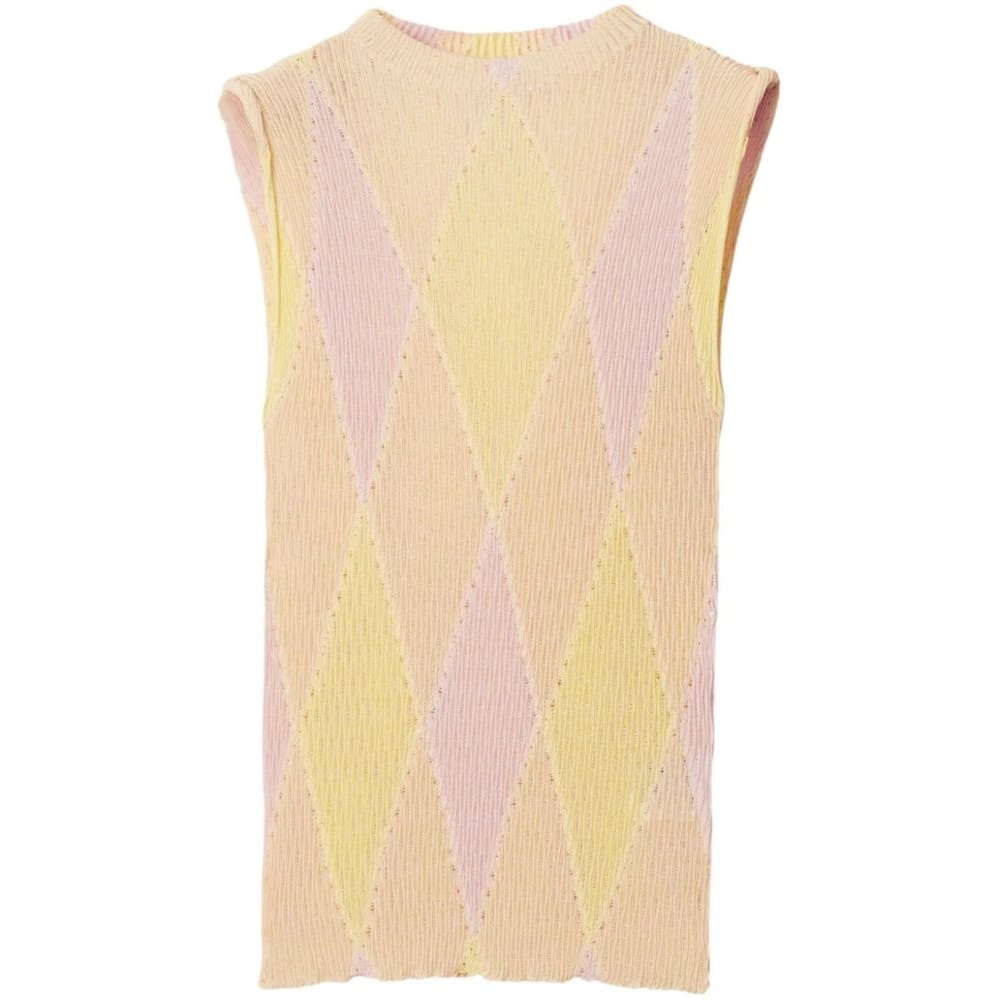 Burberry - Haut sans manches 'Argyle' pour Femmes