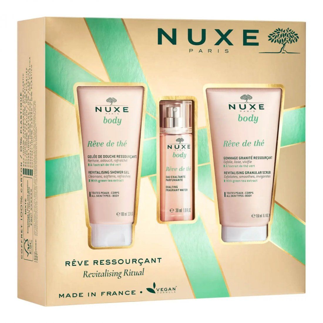 Nuxe - Coffret Rituel Ressourçant Rêve de Thé - 3 Pièces