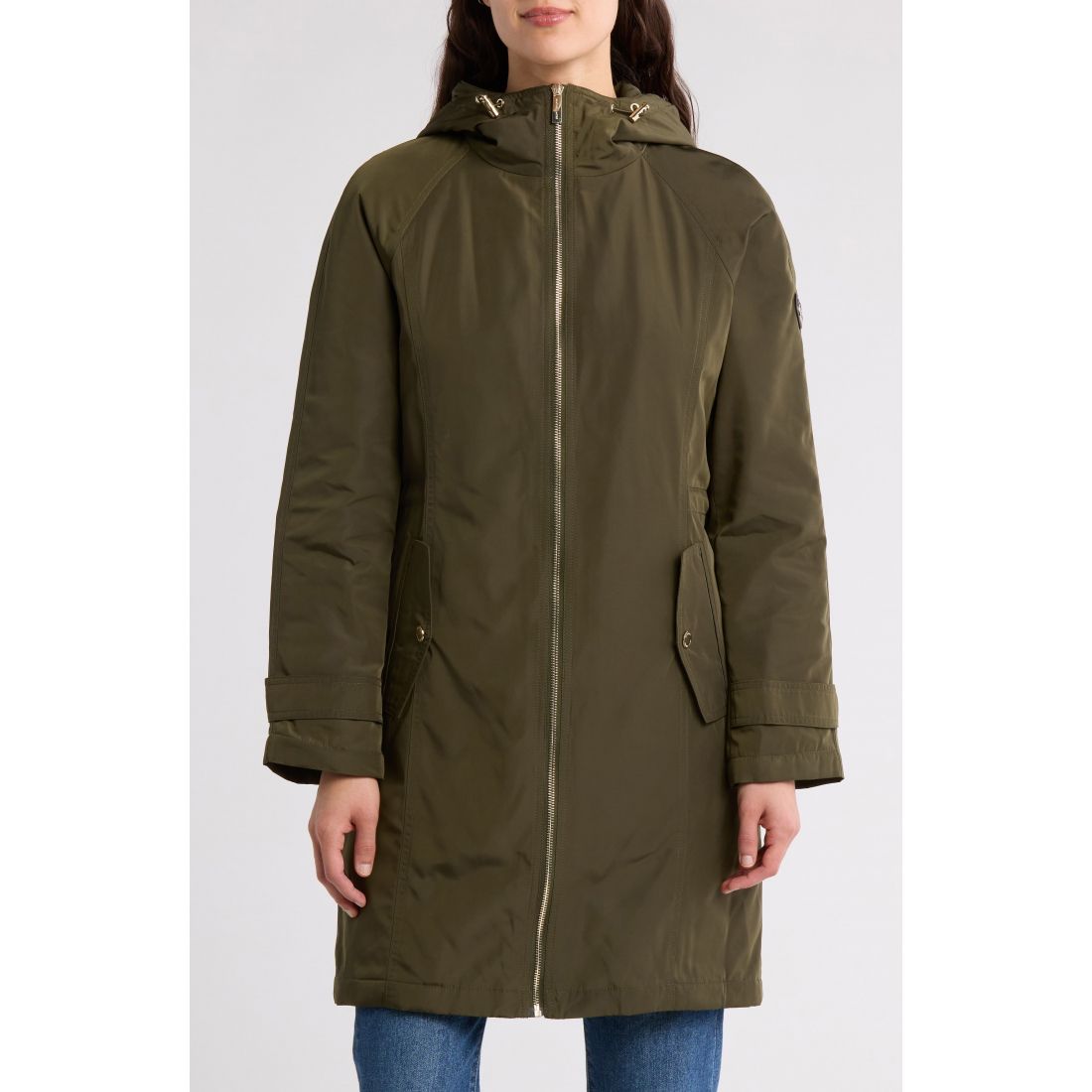 Michael kors - 'Longline Hooded Coat' pour Femmes