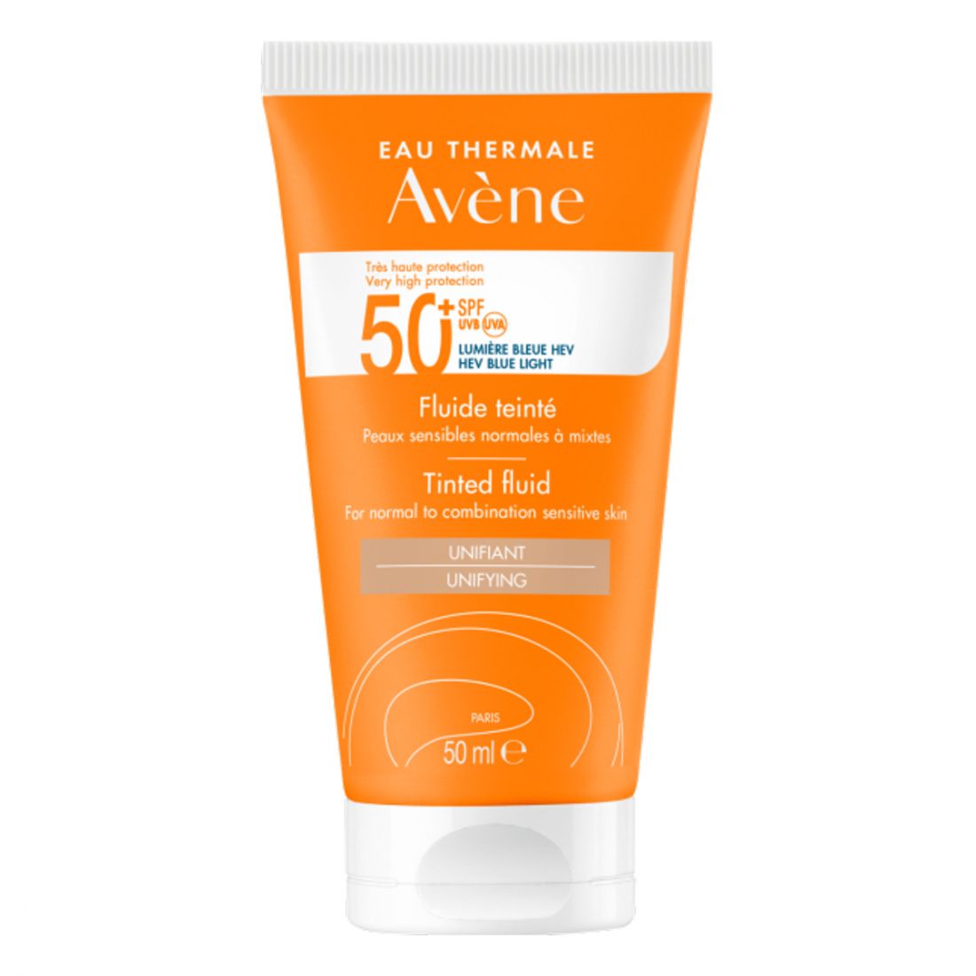 Avène - Crème solaire teintée 'Solaire Haute Protection Fluid SPF50+' - 50 ml