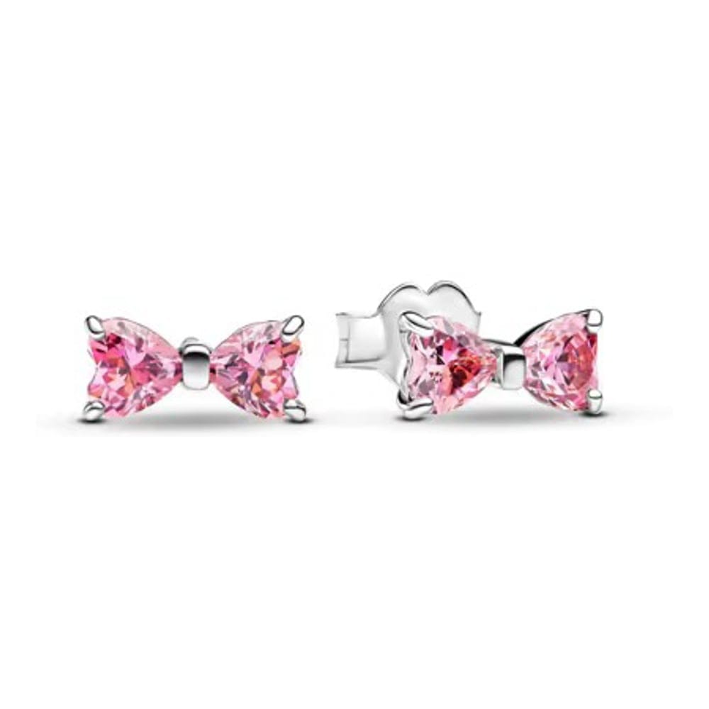 Pandora - Boucles d'oreilles 'Large Pink Light Bow' pour Femmes