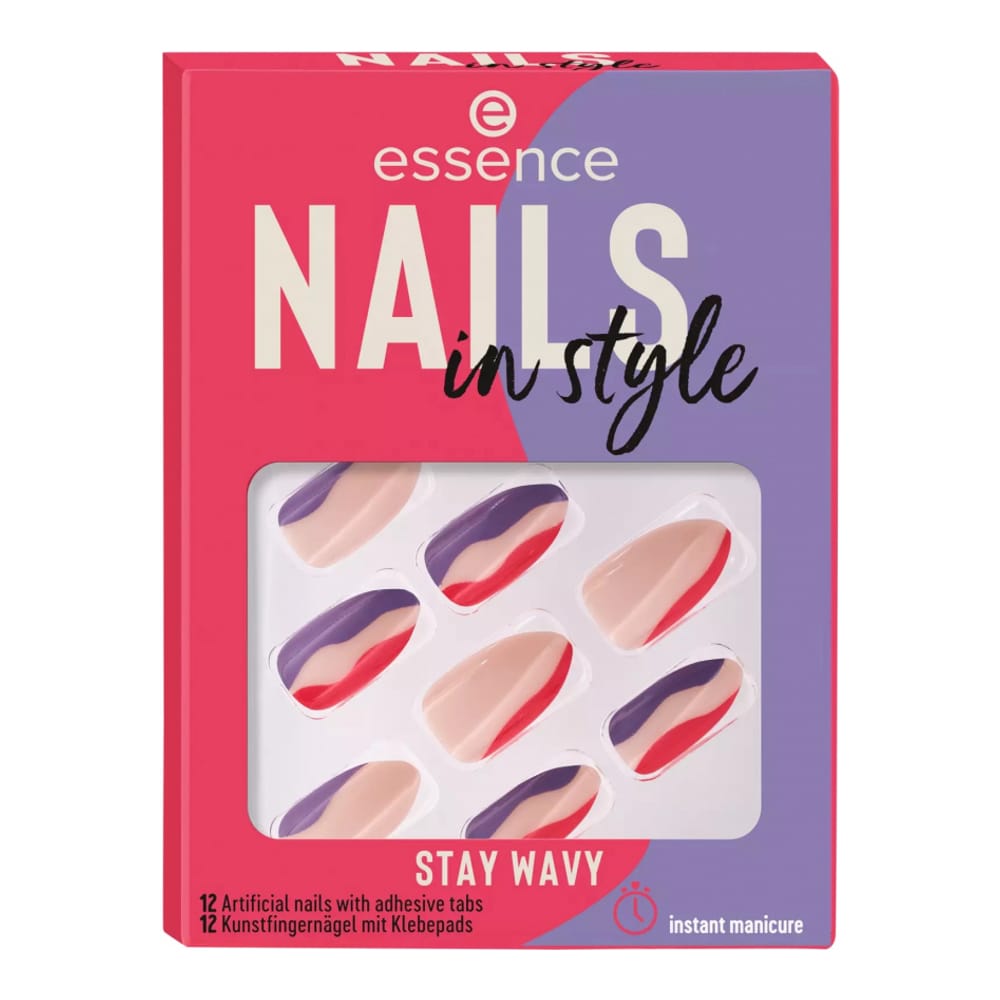 Essence - Faux Ongles 'Nails In Style' - 13 Stay Wavy 12 Pièces