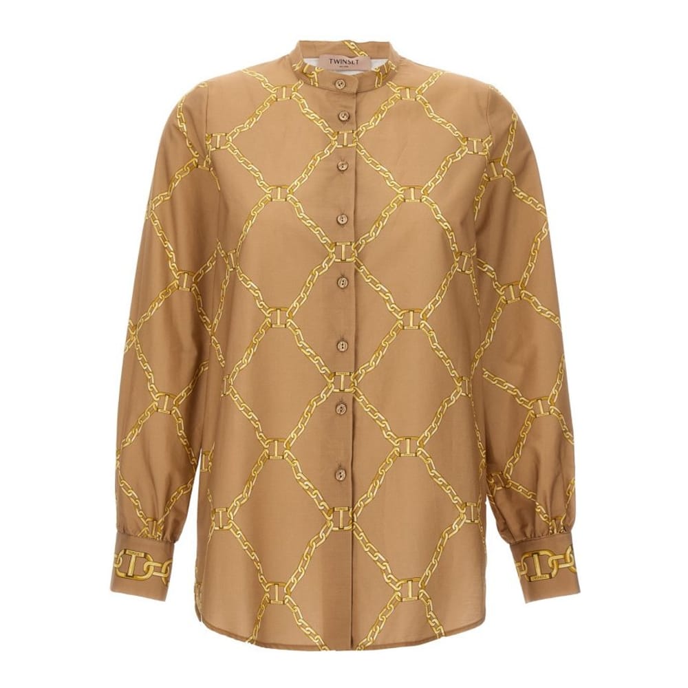 Twin set - Blouse à manches longues 'Printed' pour Femmes