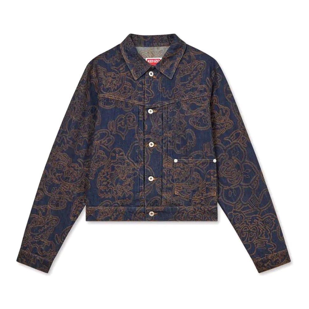 Kenzo - Veste en jeans 'By Verdy Embroidery' pour Hommes