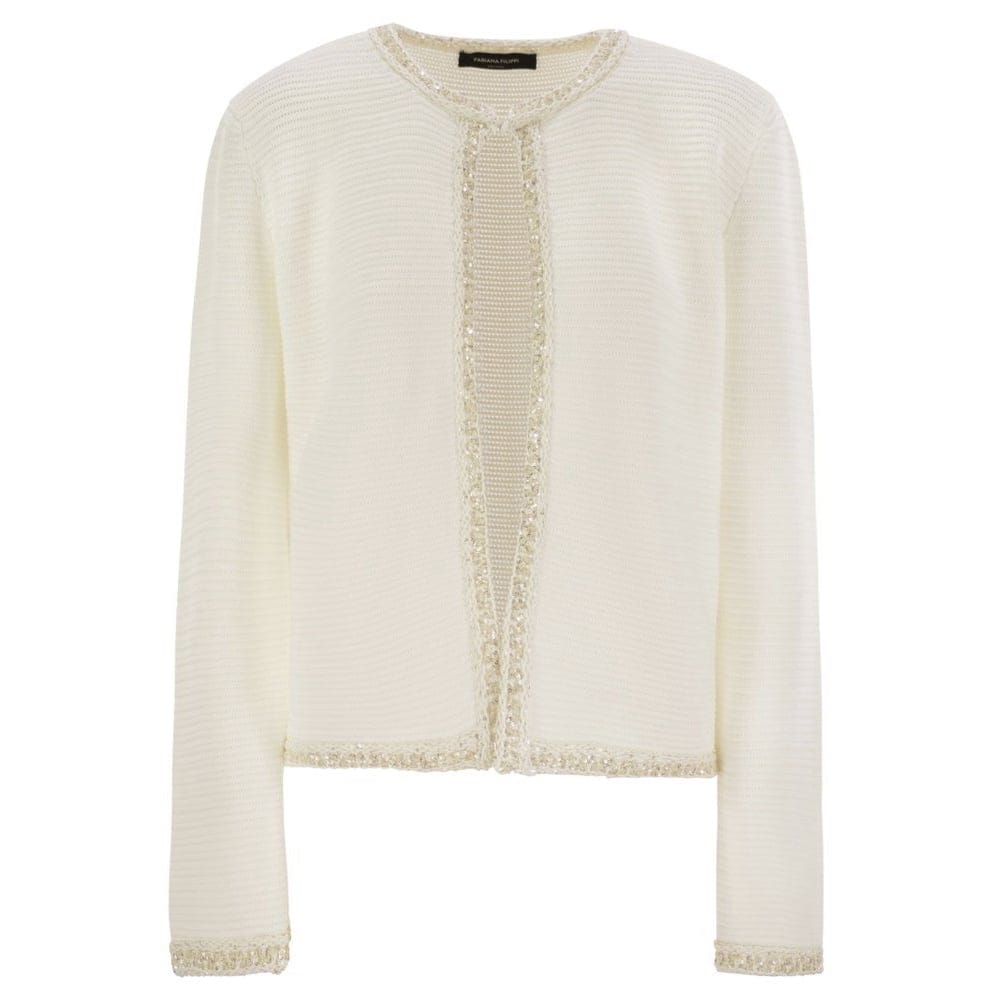 Fabiana filippi - Cardigan 'Contrast Trim' pour Femmes