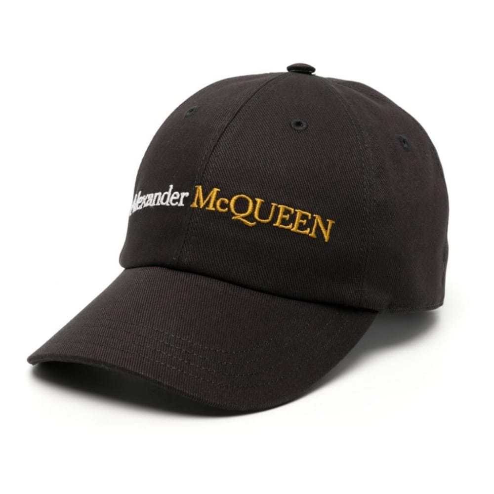Alexander mcqueen - "Casquette 'Logo-Embroidered' pour Hommes"