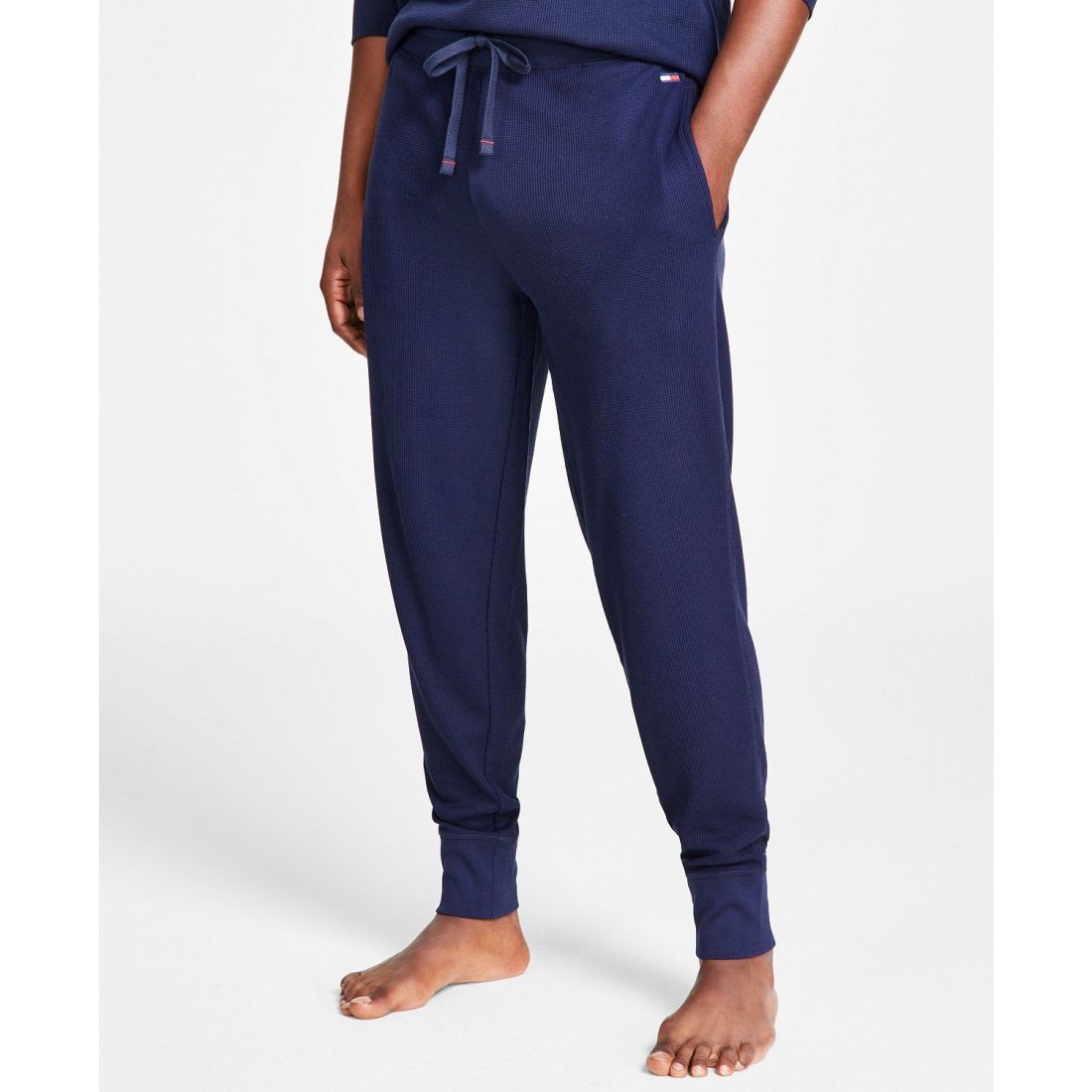 Tommy hilfiger - 'Classic-Fit Waffle-Knit Thermal Pajama Joggers' pour Hommes