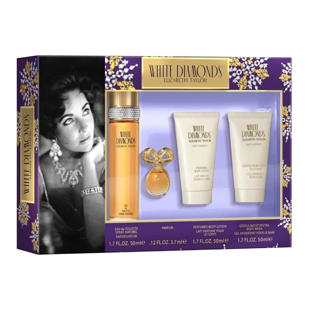 Elizabeth taylor - Coffret de parfum 'White Diamonds' - 4 Pièces