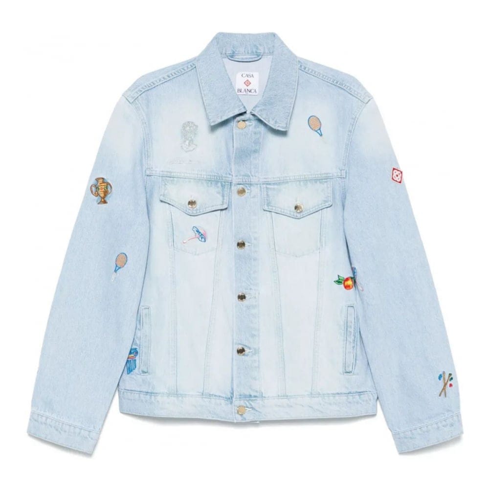 Casablanca - Veste en jeans 'Embroidered' pour Hommes