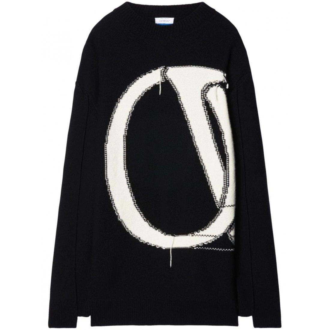 Off-white - Pull 'Intarsia-Logo' pour Hommes