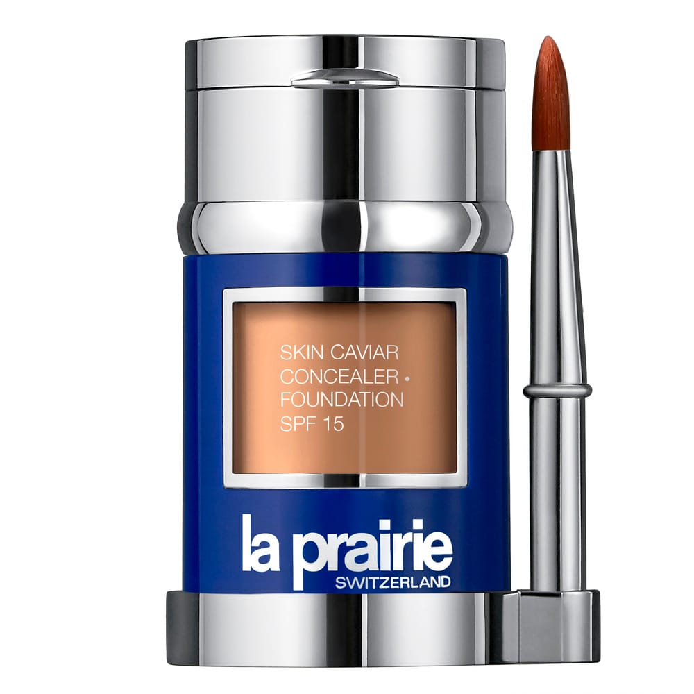 La Prairie - Fond de teint + Anti-cernes 'Skin Caviar SPF15' - Mocha 30 ml