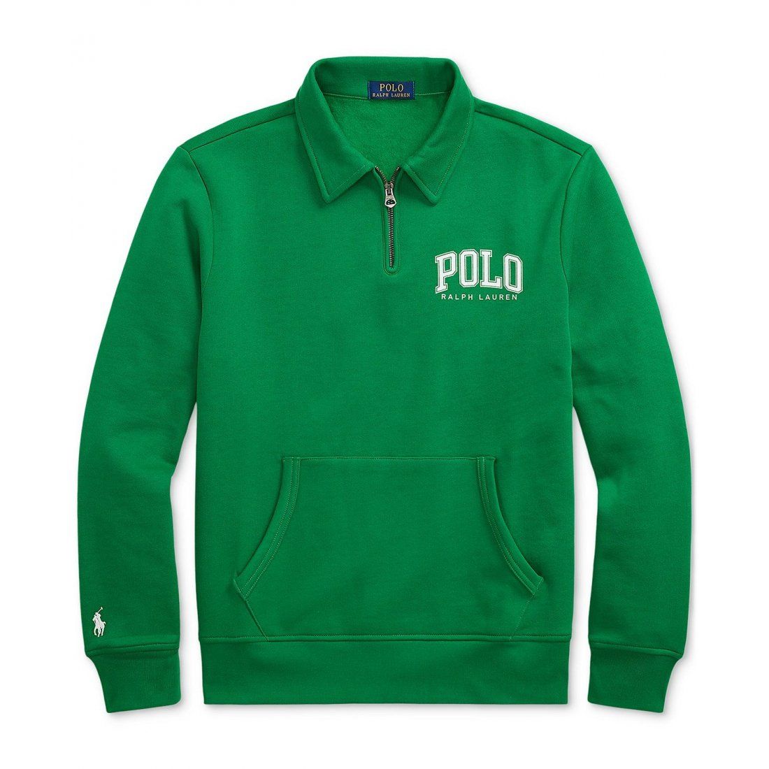 Polo ralph lauren - 'Logo Fleece Collared Sweatshirt' pour Hommes