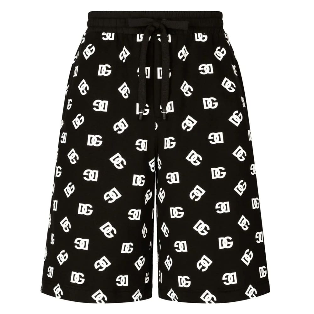 Dolce&gabbana - Short en coton 'Logo' pour Hommes