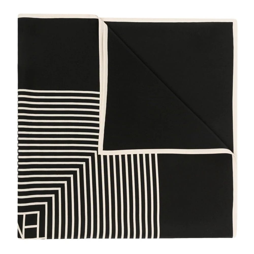 Toteme - Foulard en soie 'Stripe' pour Femmes