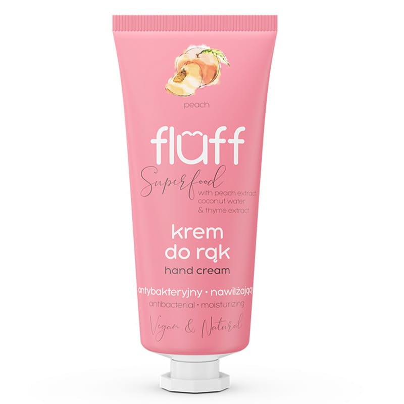 Fluff - Crème pour les mains 'Peach Antibacterial & Moisturising' - 50 ml