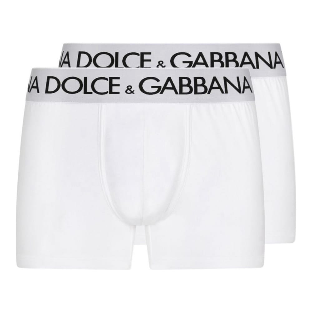 Dolce & Gabbana - Boxer 'Logo' pour Hommes - 2 Pièces
