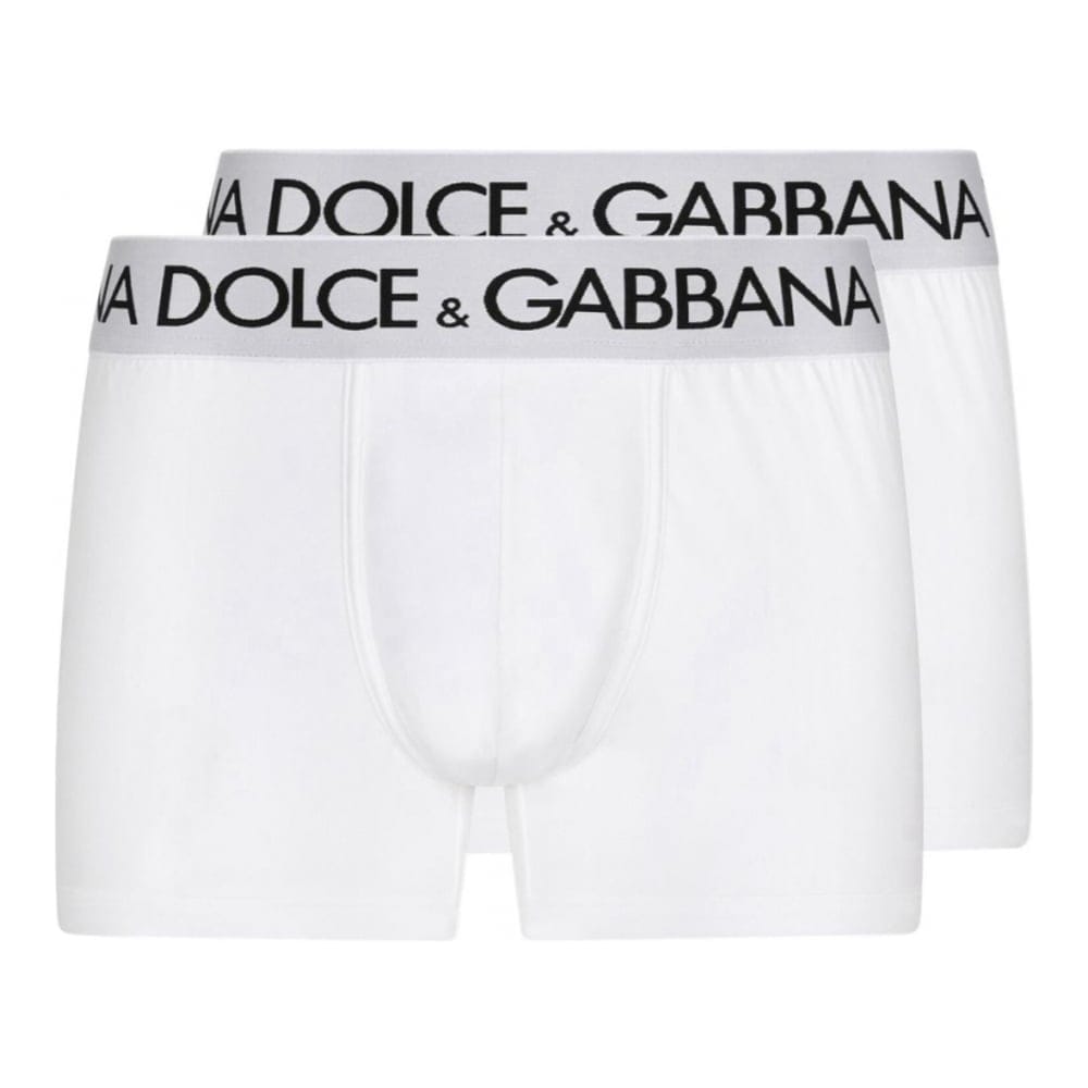 Dolce&gabbana - Boxer 'Logo' pour Hommes - 2 Pièces