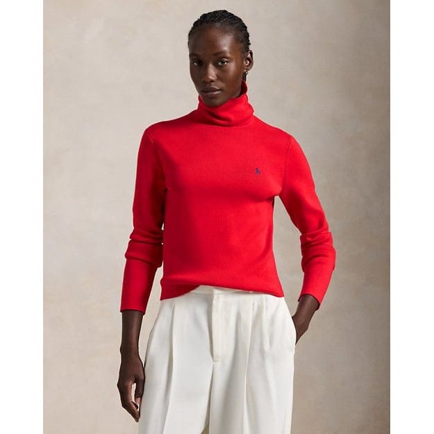 Polo ralph lauren - 'Cotton-Blend Turtleneck' pour Femmes