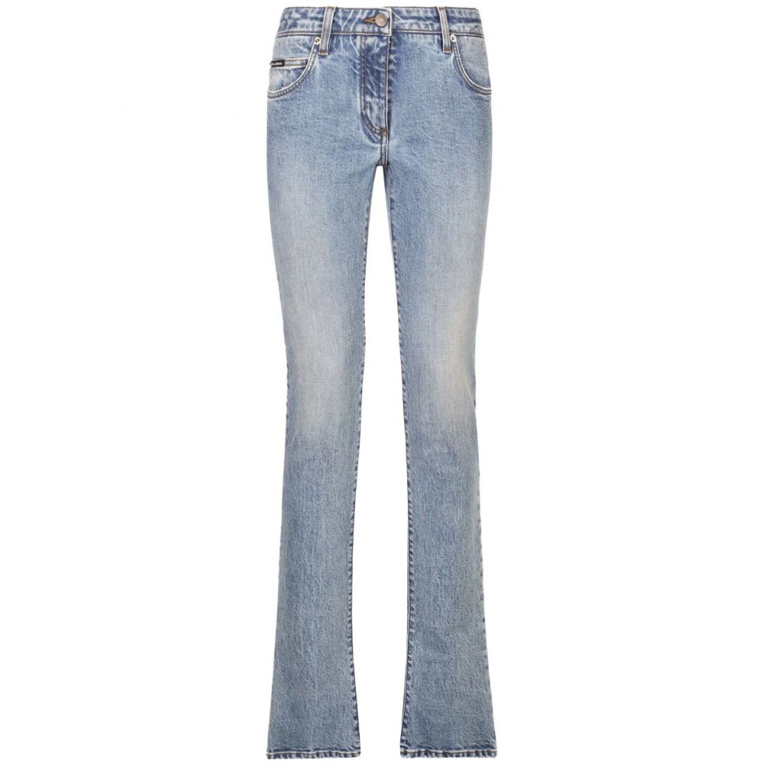 Dolce&gabbana - Jeans 'Logo-Patch' pour Femmes