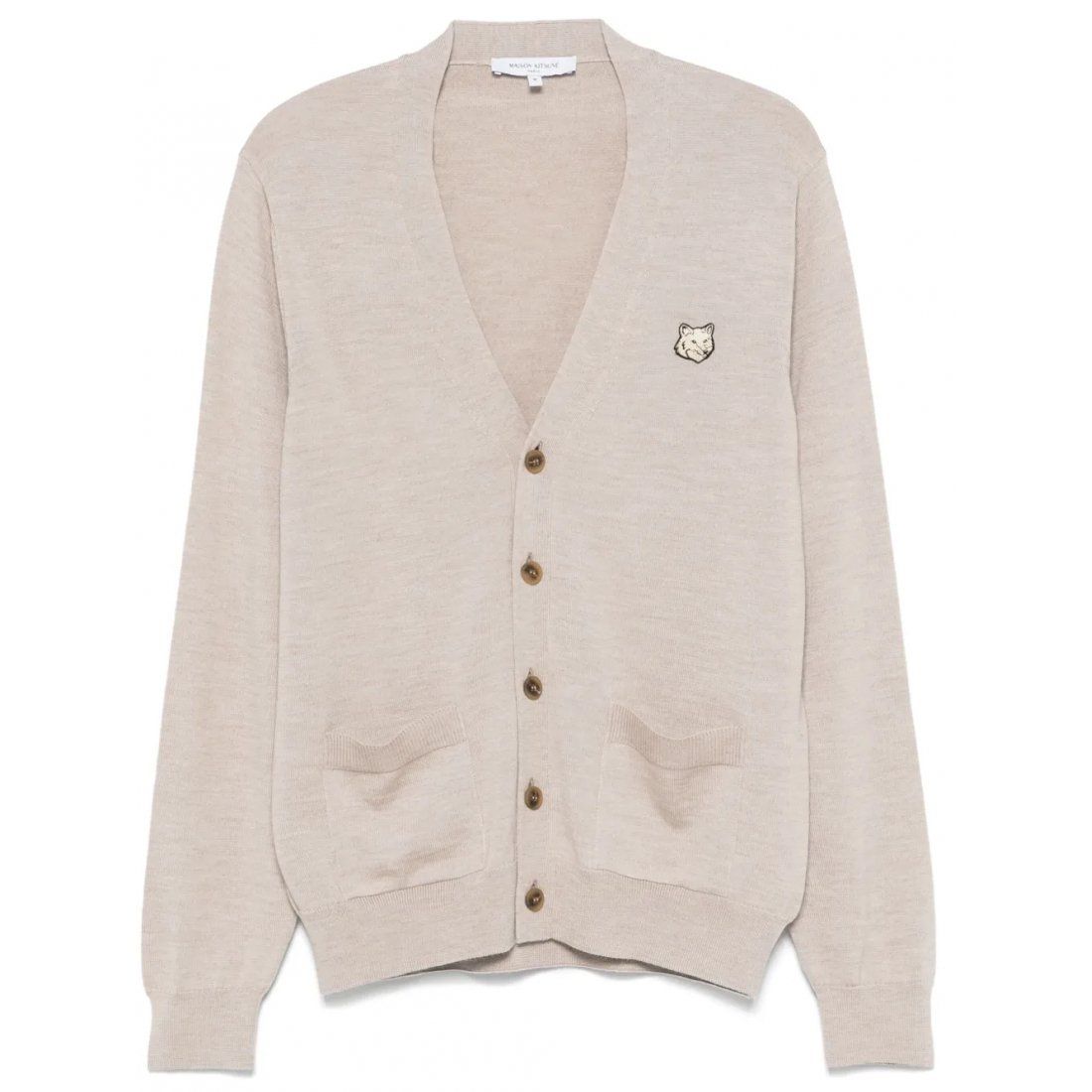 Maison kitsuné - Cardigan 'Bold Fox Head Patch' pour Hommes