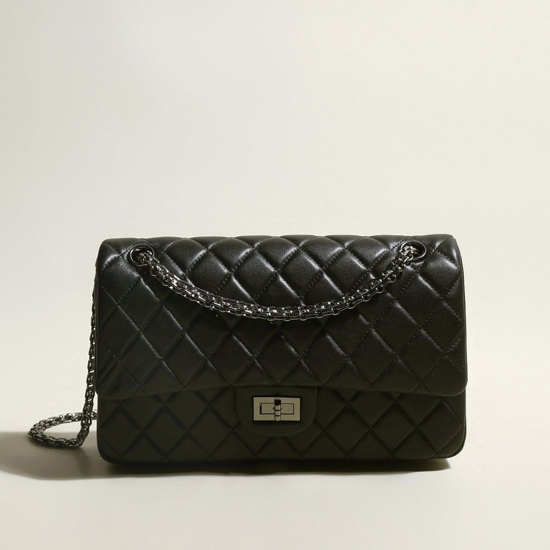 Cilela - Sac à bandoulière 'Quilted Metallic Chain Straps' pour Femmes