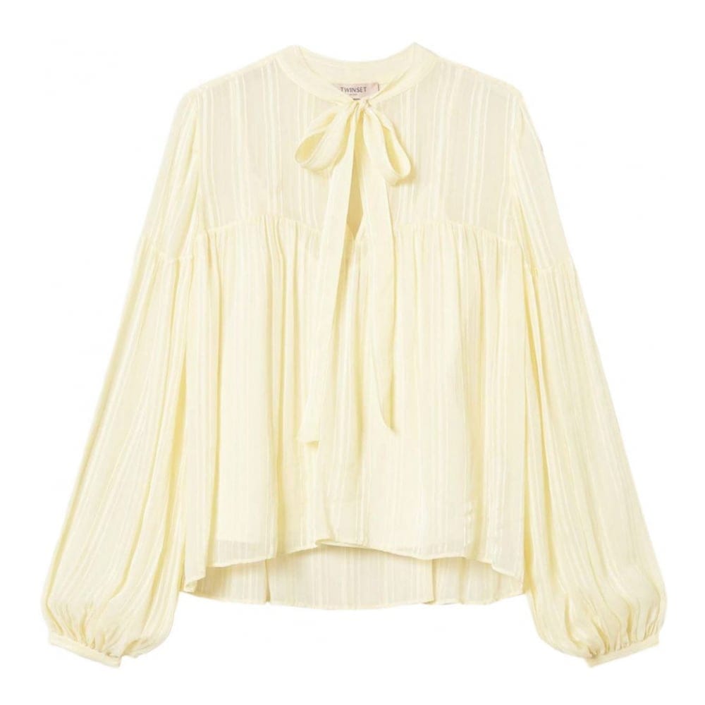 Twin set - Blouse à manches longues 'Stripe' pour Femmes