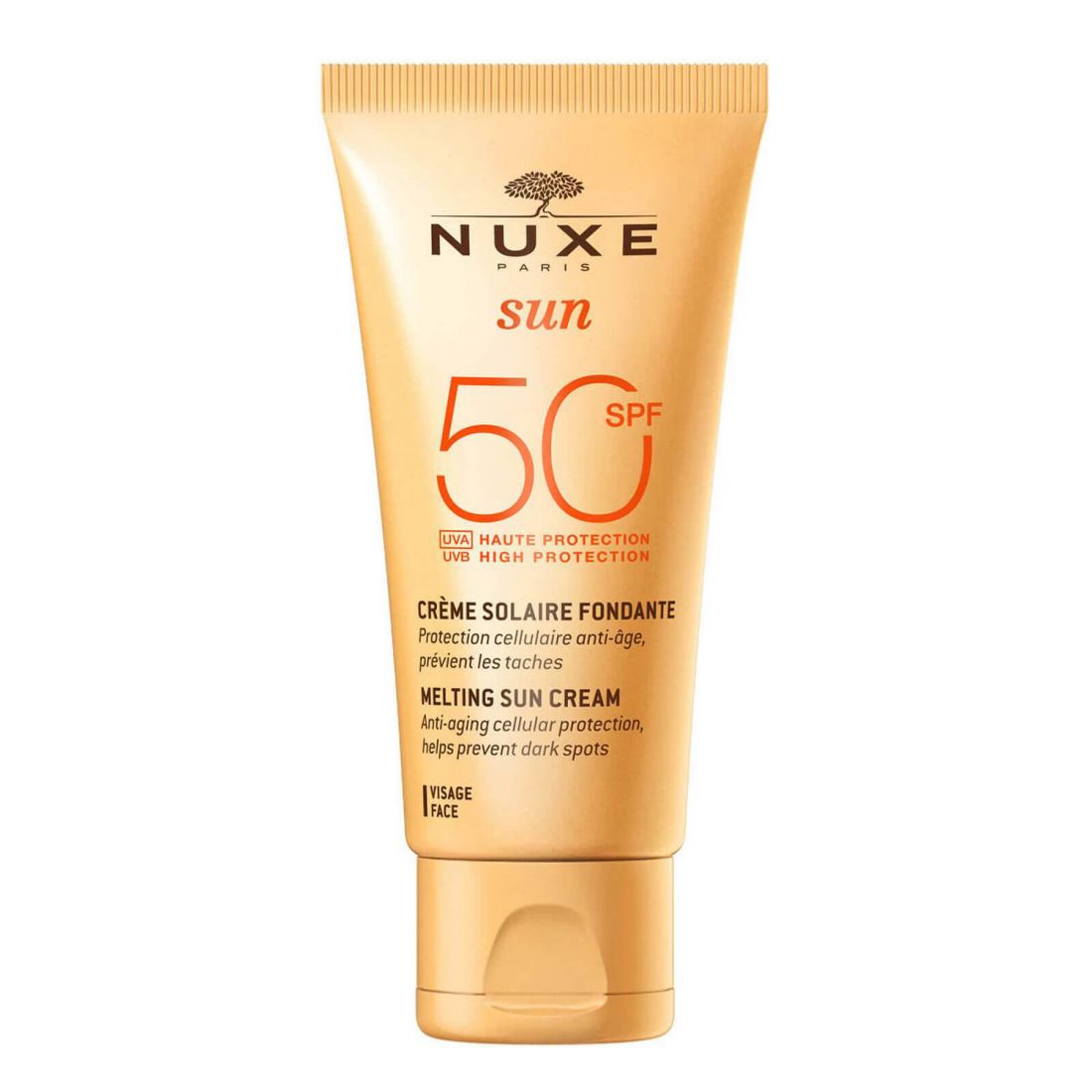 Nuxe - Crème solaire pour le visage 'Sun Melting High Protection SPF50' - 50 ml