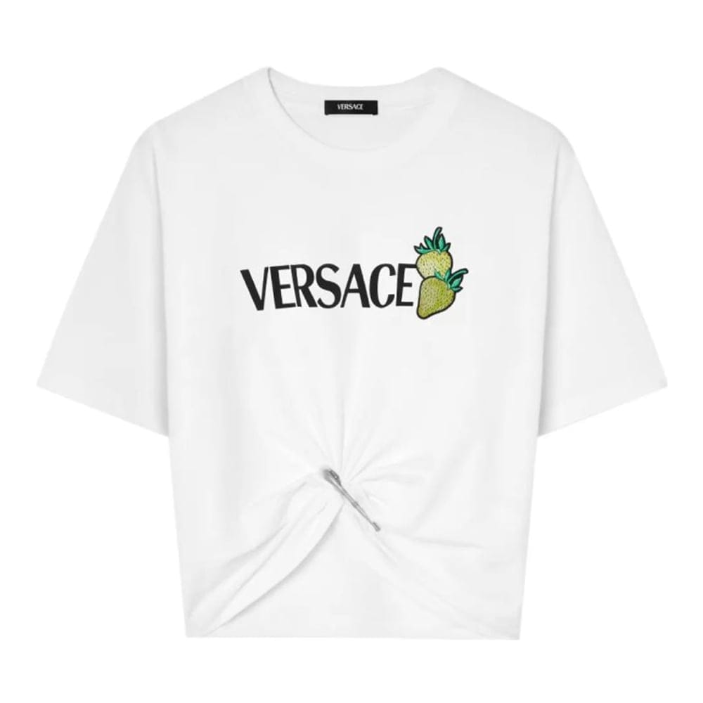 Versace - T-shirt 'Logo-Print' pour Femmes