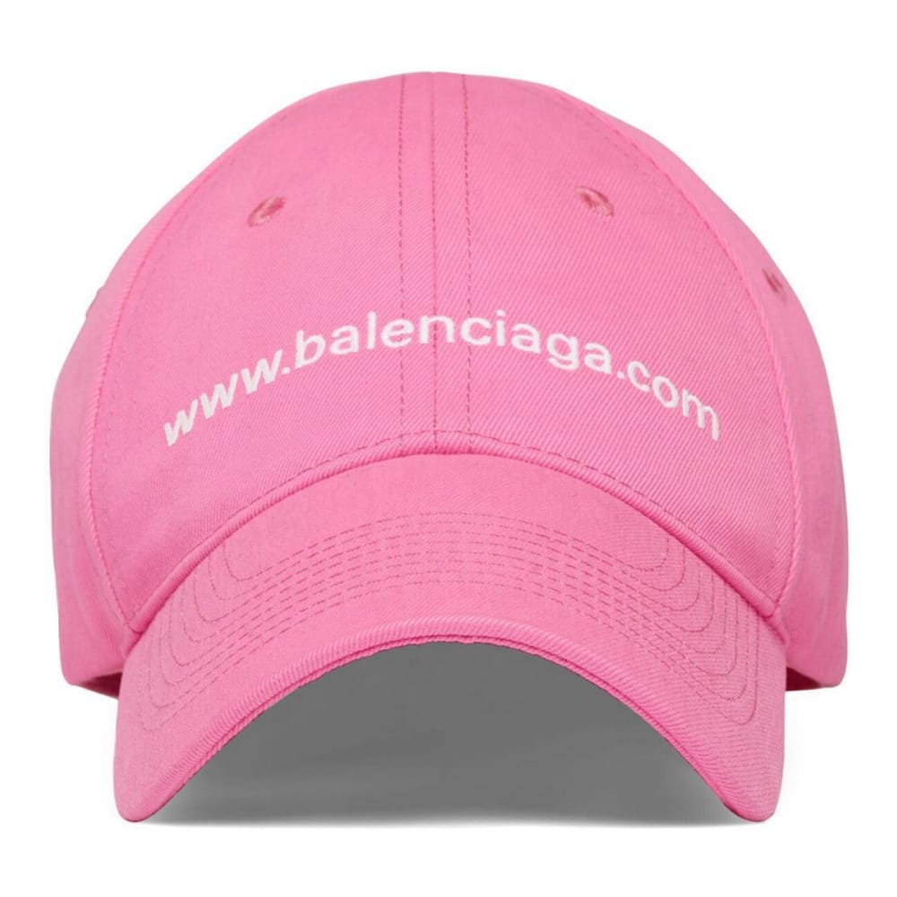 Balenciaga - Casquette 'Embroidered Logo Six Panel' pour Femmes