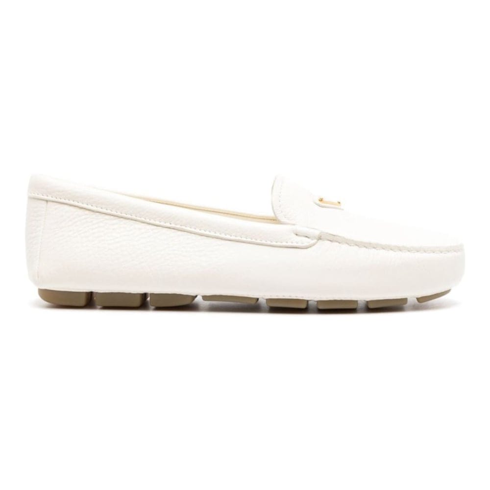Prada - Mocassins 'Logo-Plaque' pour Femmes