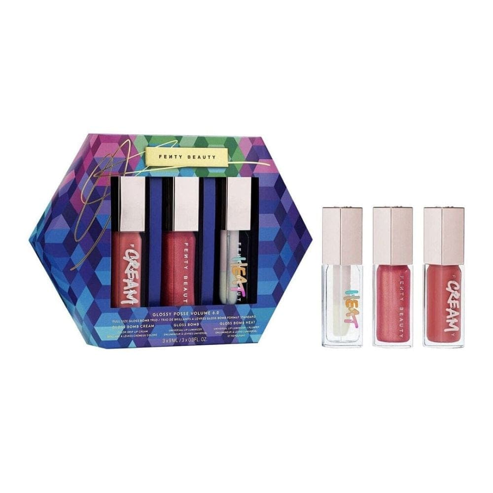 Fenty beauty - Set de soins des lèvres 'Glossy Posse Volume 6.0' - 9 ml, 3 Pièces