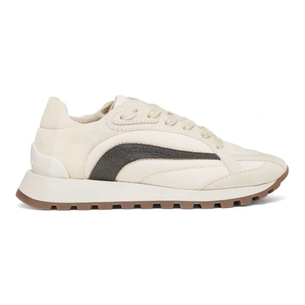 Brunello cucinelli - Sneakers 'Monili-Detail' pour Femmes