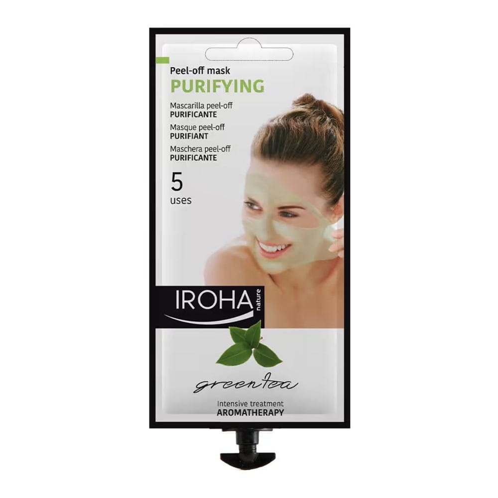 Iroha - Masque Peel-off 'Purifying Green Tea' - 5 Doses