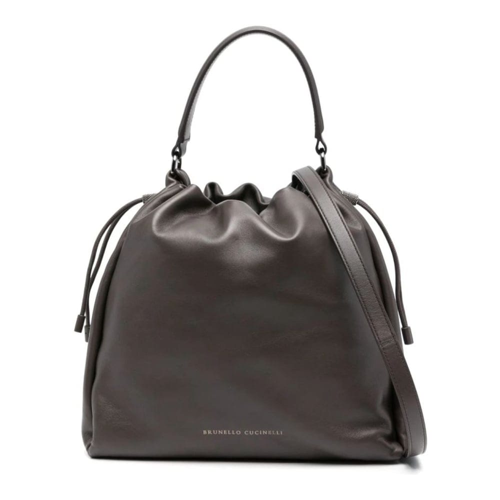 Brunello cucinelli - Sac Cabas 'Logo-Debossed' pour Femmes
