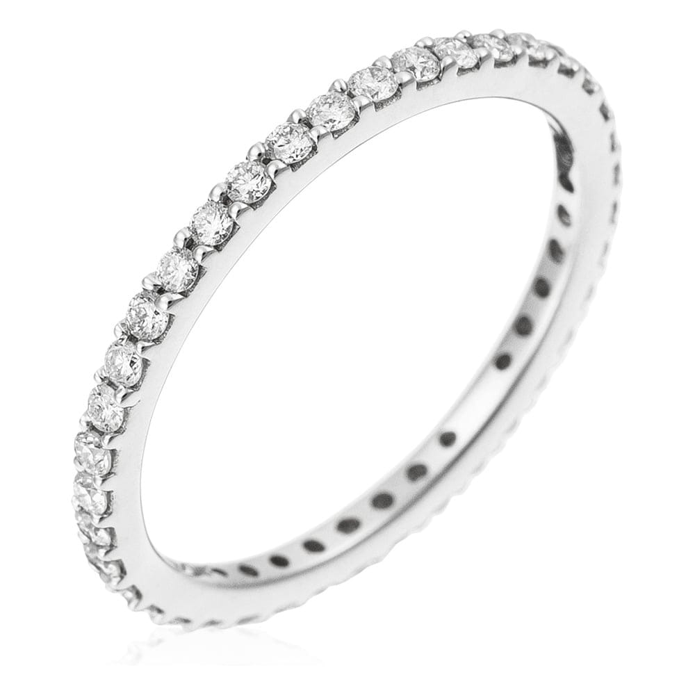 Comptoir du Diamant - Bague 'Tour Complet Lumineux' pour Femmes