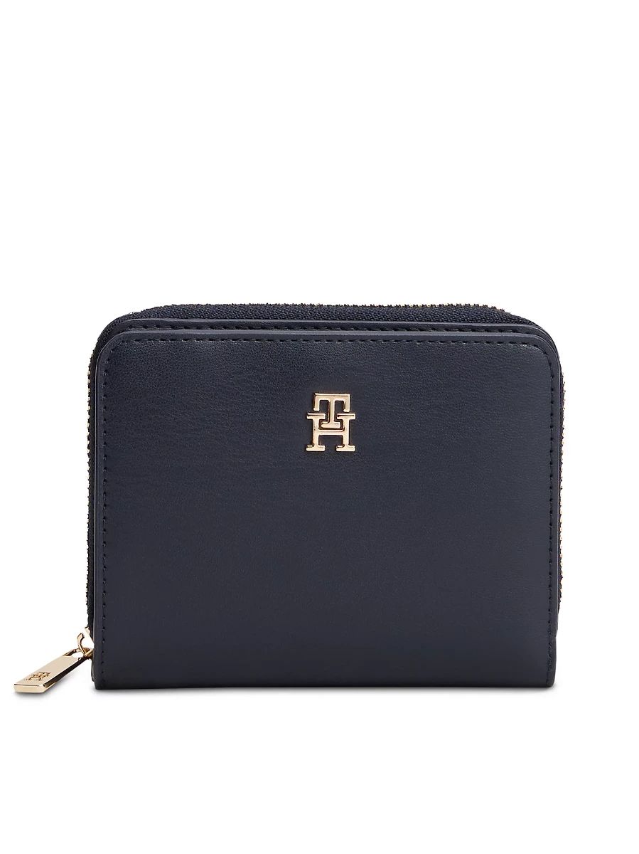 TOMMY HILFIGER Portefeuille TH ICON Medium bleu marine