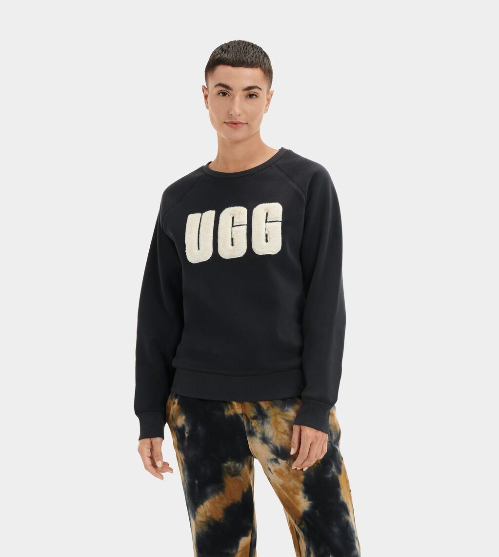 UGG - W's Madeline Fuzzy Logo Crewneck