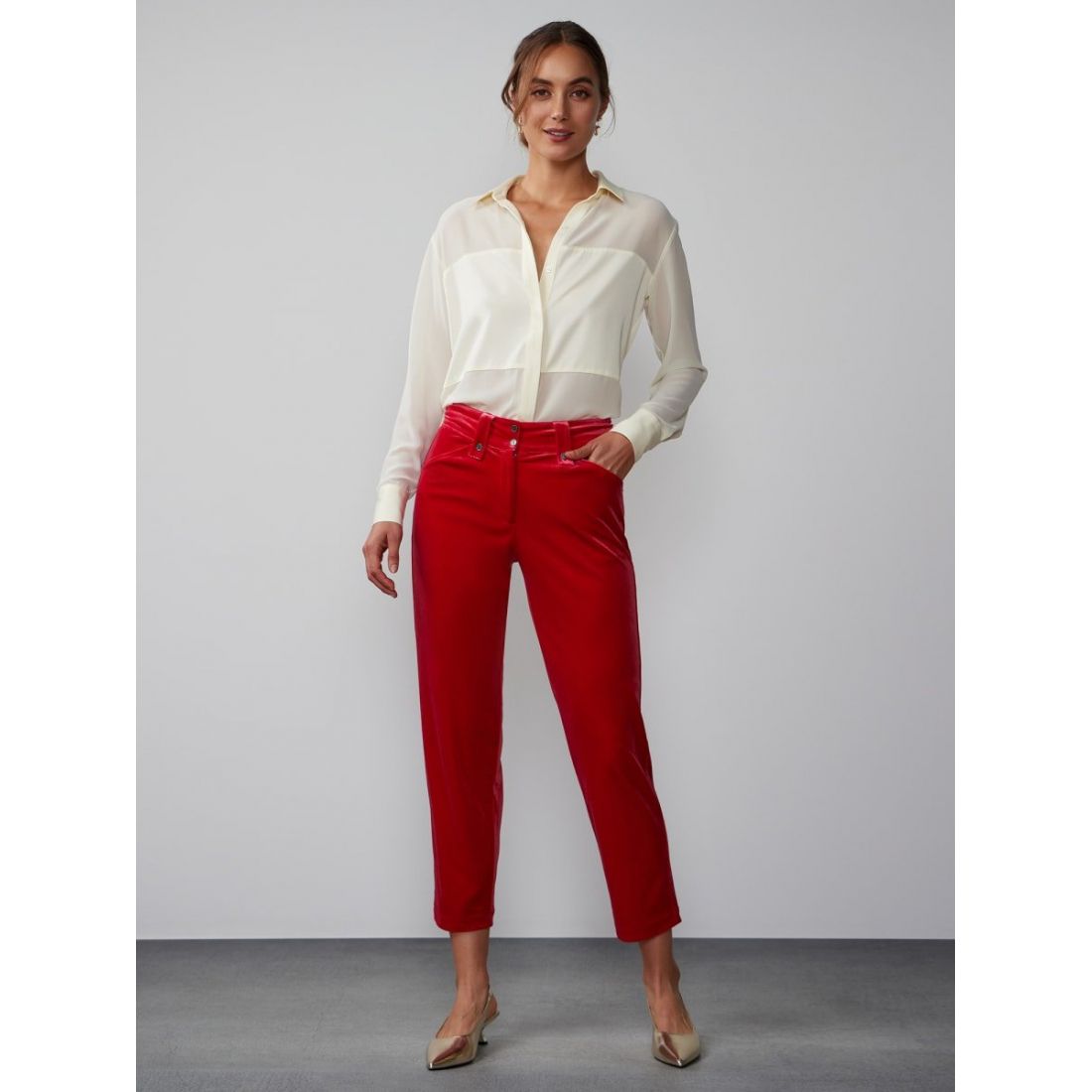 New York & Company - Pantalon 'Barrel Leg' pour Femmes