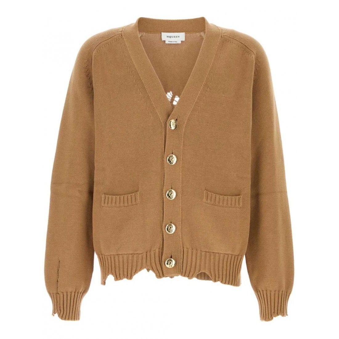 Alexander mcqueen - Cardigan 'Distressed Skull' pour Hommes